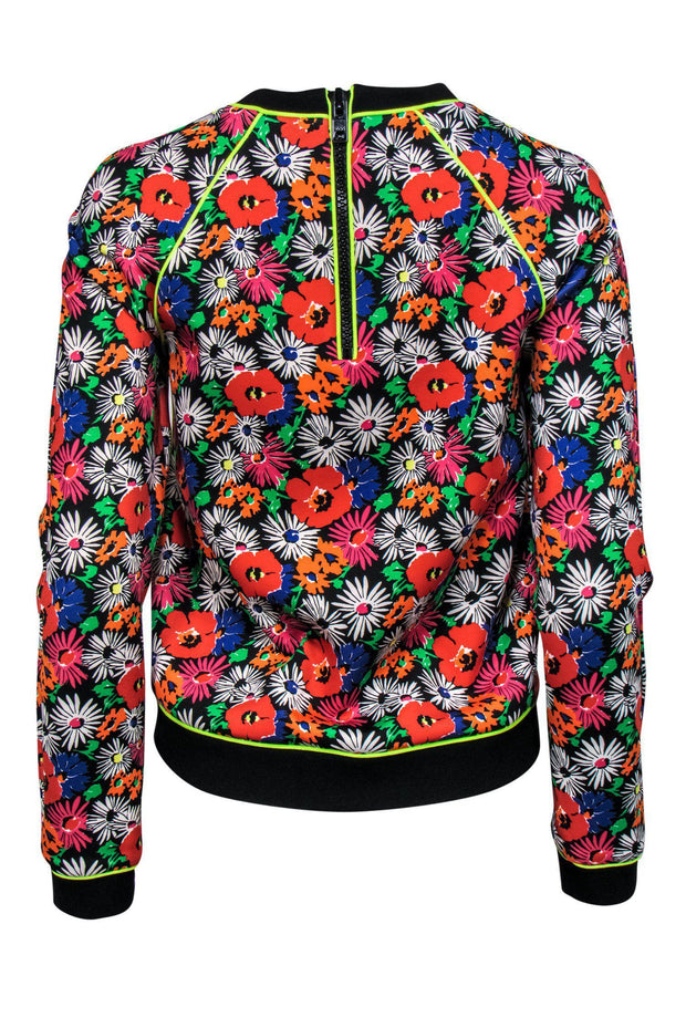 Current Boutique-Veronica Beard - Multicolor Floral Sweatshirt Sz 2