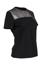Current Boutique-Versace Jeans Couture - Basic Black Round Neck T-Shirt Sz L