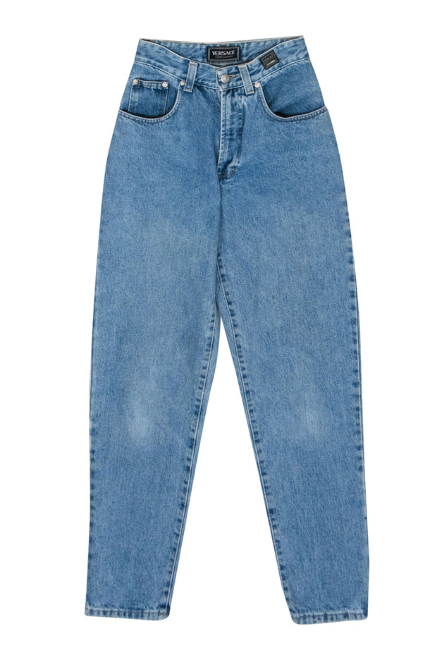 Versace Jeans Couture Vintage Light Wash High Rise Denim Jeans Sz XS –  Current Boutique
