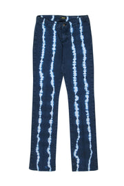 Current Boutique-Versace - Medium-Wash Low Rise Striped Skinny Jeans Sz 26