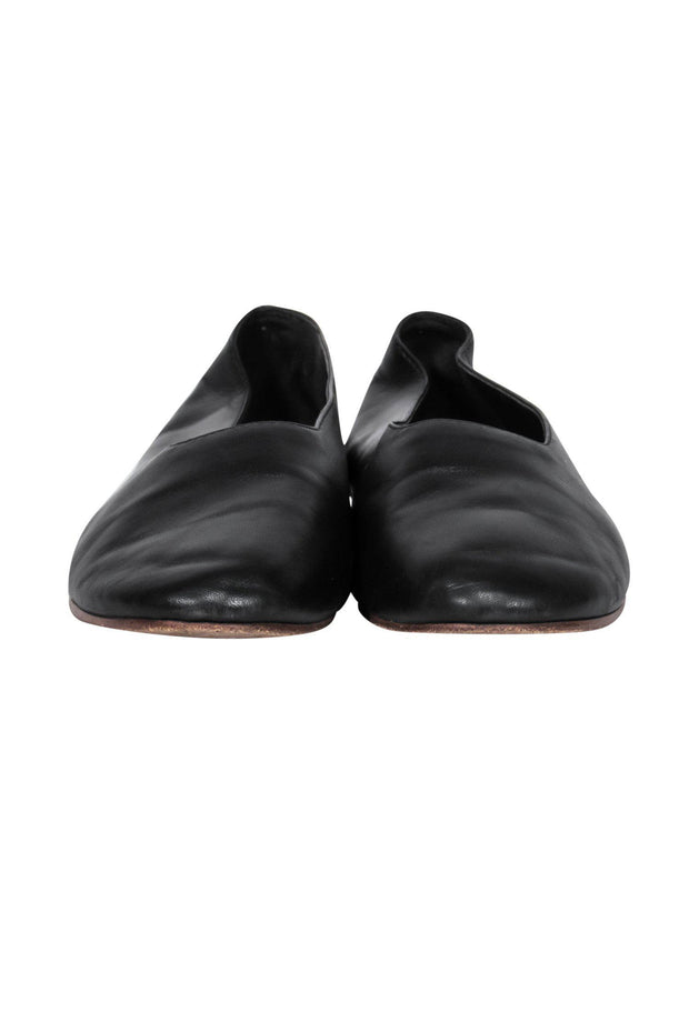 Current Boutique-Vince - Black Leather "Maxwell" Flats Sz 7