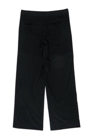 Current Boutique-Vince - Black Silk Sheer Wide Leg Pants Sz 0