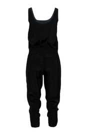 Current Boutique-Vince - Black Sleeveless Drawstring Waist Jumpsuit Sz 4