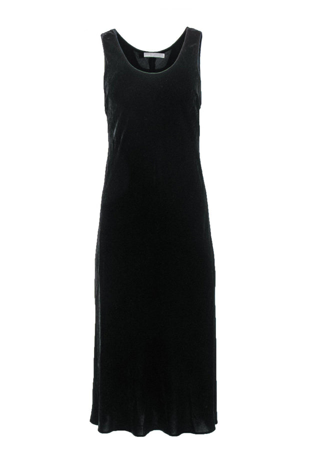 Current Boutique-Vince - Black Velvet Sleeveless Maxi Dress Sz M