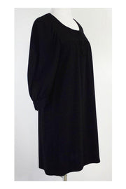 Current Boutique-Vince - Black Wool Shift Dress Sz M