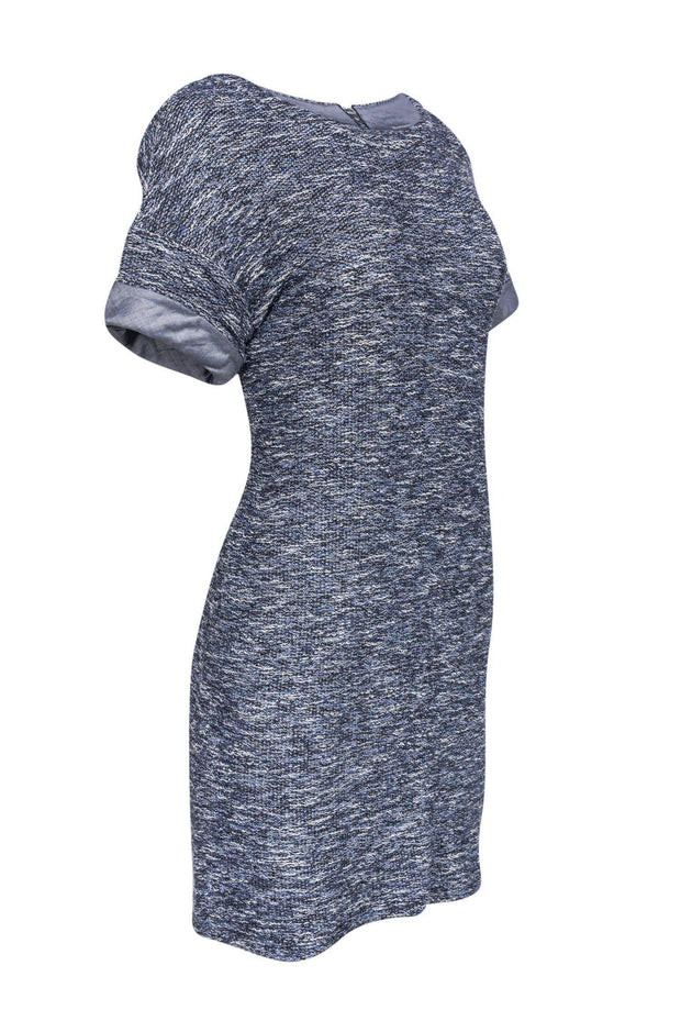 Current Boutique-Vince - Blue Knit Shift Dress Sz S