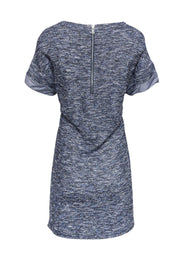 Current Boutique-Vince - Blue Knit Shift Dress Sz S