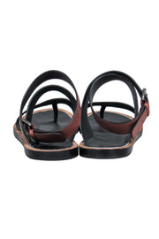 Current Boutique-Vince - Brown Leather Strappy Sandals Sz 7.5