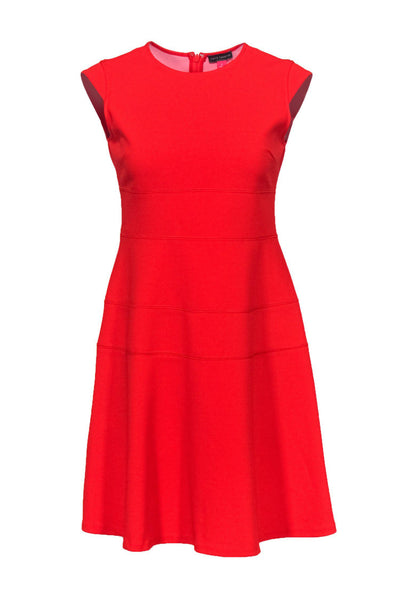 Current Boutique-Vince Camuto - Red Cap Sleeve Sheath Dress Sz 2
