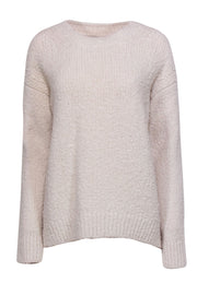 Current Boutique-Vince - Cream Textured Knit Wool Sweater Sz M