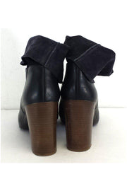 Current Boutique-Vince - Dark Navy Leather Booties Sz 11