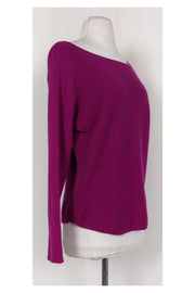 Current Boutique-Vince - Fuchsia Wool & Cashmere Sweater Sz M