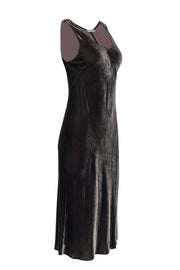 Current Boutique-Vince - Gray Velvet Maxi Tank Dress Sz S