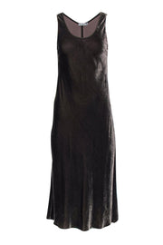 Current Boutique-Vince - Gray Velvet Maxi Tank Dress Sz S