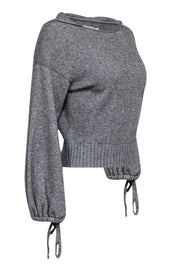 Current Boutique-Vince - Grey Cashmere & Wool Hooded Sweater Sz XS