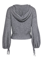 Current Boutique-Vince - Grey Cashmere & Wool Hooded Sweater Sz XS
