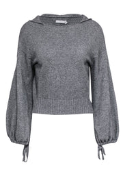 Current Boutique-Vince - Grey Cashmere & Wool Hooded Sweater Sz XS