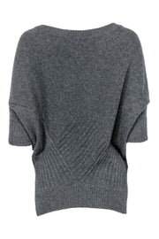 Current Boutique-Vince - Grey Short Sleeve Oversized Sweater Sz XS