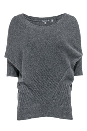Current Boutique-Vince - Grey Short Sleeve Oversized Sweater Sz XS