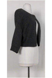 Current Boutique-Vince - Grey Single Button Cropped Cardigan Sz XS