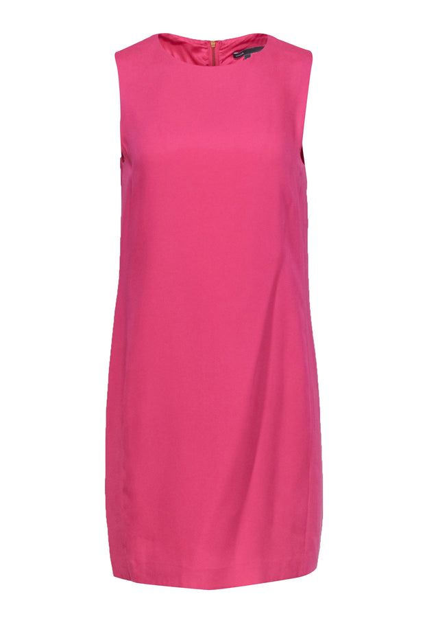 Current Boutique-Vince - Hot Pink Sleeveless Shift Dress Sz 8