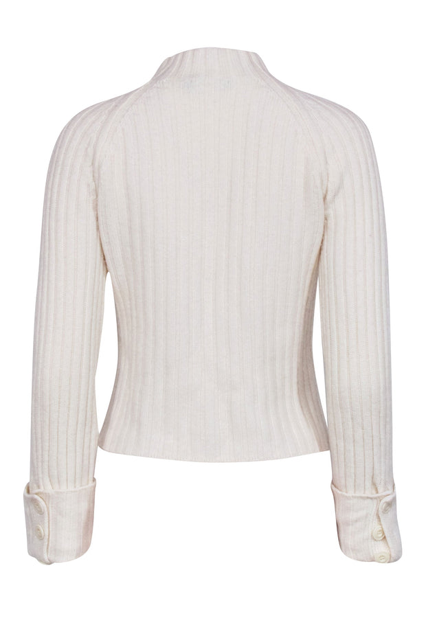 Current Boutique-Vince - Ivory Wool & Cashmere Blend Sweater Sz S