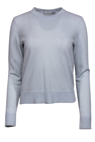 Current Boutique-Vince - Light Blue Cashmere Sweater Sz S