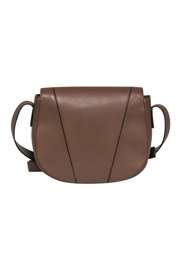 Current Boutique-Vince - Light Taupe Saddle-Style Crossbody