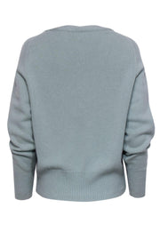 Current Boutique-Vince - Mint Green Boat Neck Wool Blend Sweater Sz M