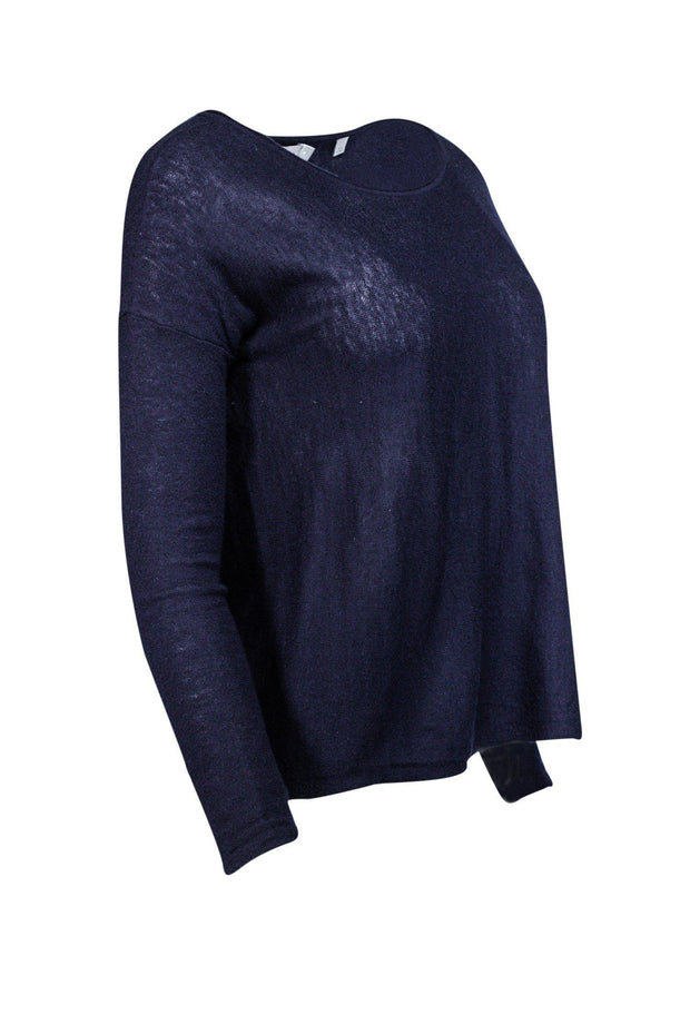 Current Boutique-Vince - Navy Blue Cashmere Sweater Sz XS