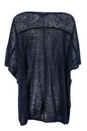 Current Boutique-Vince - Navy Dolman Sleeve Linen Top Sz XS