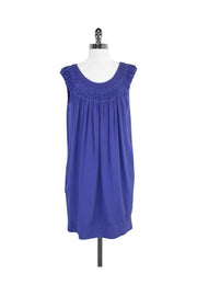 Current Boutique-Vince - Purple Silk Sleeveless Dress Sz S
