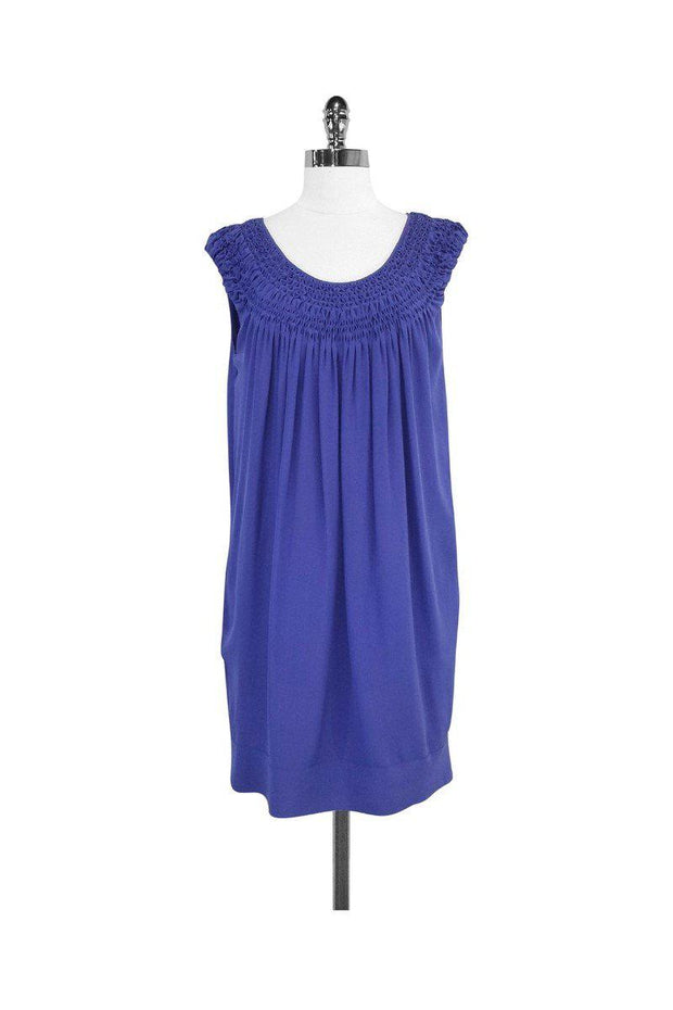 Current Boutique-Vince - Purple Silk Sleeveless Dress Sz S
