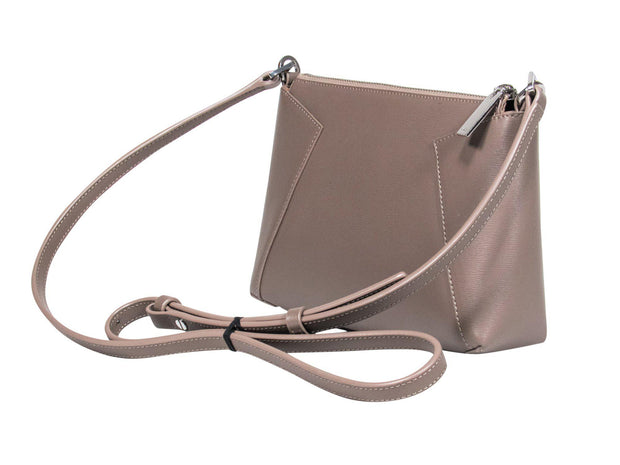 Current Boutique-Vince - Smooth Leather Taupe Crossbody