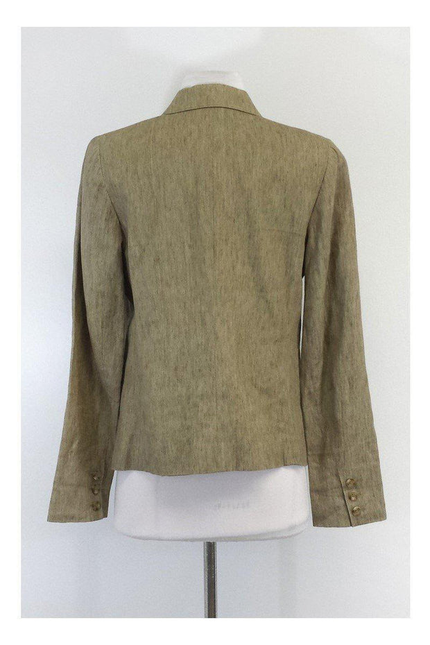 Current Boutique-Vince - Tan Linen Jacket Sz 10