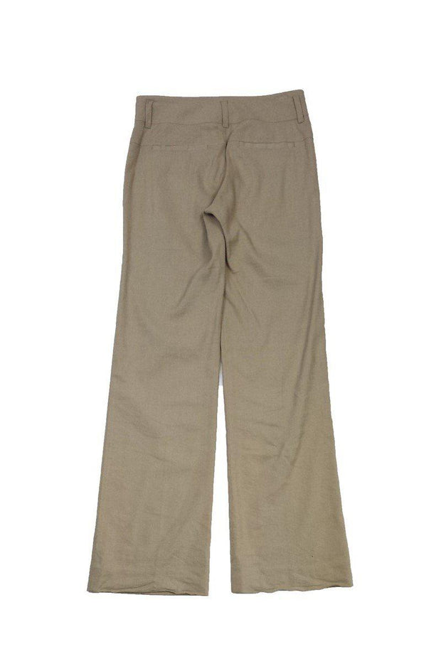 Current Boutique-Vince - Tan Linen Trousers Sz 2