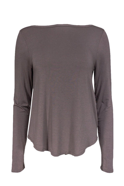 Current Boutique-Vince - Taupe Long Sleeve Top Sz S