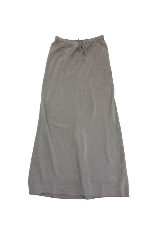 Current Boutique-Vince - Taupe Silk Maxi Skirt Sz M