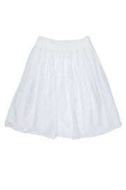 Current Boutique-Vince - White Cotton Midi Wrap Skirt Sz XS