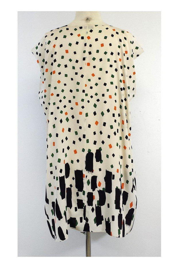 Current Boutique-Vionnet Paris - Multicolor Geo Print Silk Dress Sz 6