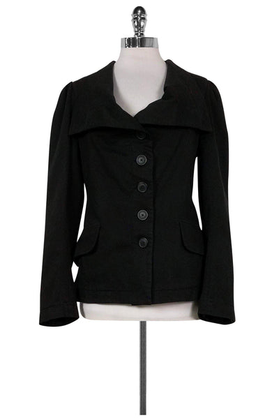 Current Boutique-Vivienne Westwood - Anglomania Black Cotton Blazer Sz M