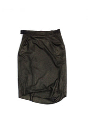 Current Boutique-Vivienne Westwood - Gold & Black Metallic Skirt Sz M
