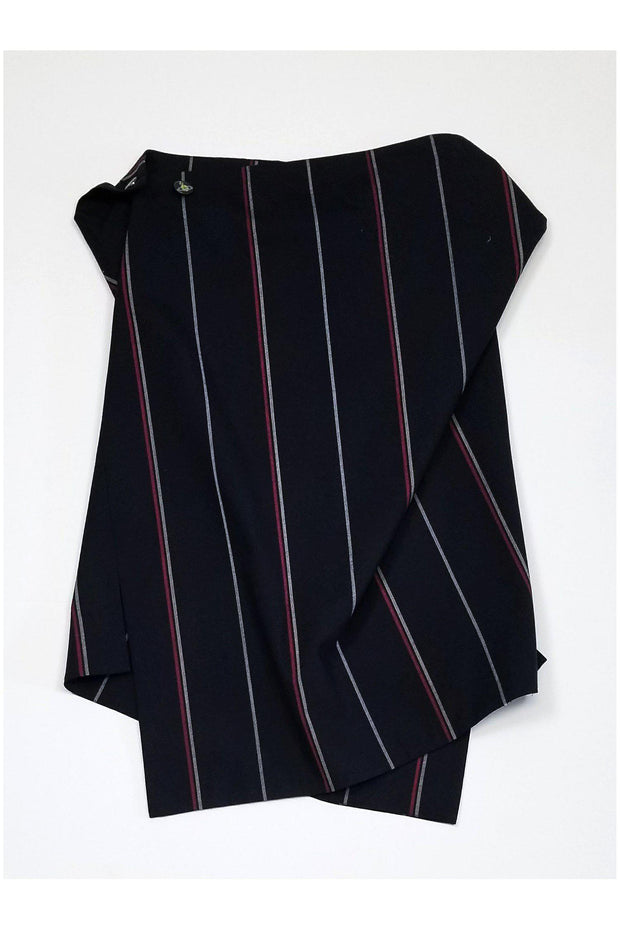 Current Boutique-Vivienne Westwood - Navy Striped Skirt Sz 8