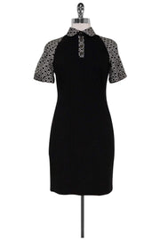 Current Boutique-W by Worth - Black Chain Link Dress Sz 2