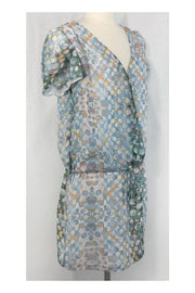 Current Boutique-Walter - Circle Print Soft Silk Dress Sz 6