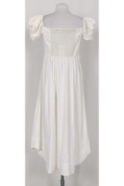 Current Boutique-Whit - Off-the-Shoulder Linen Blend Dress Sz 10