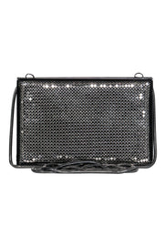 Current Boutique-Whiting & Davis - Small Silver Mesh Crossbody