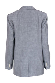 Current Boutique-Wilfred by Aritzia - Light Gray Textured Oversized Blazer Sz S