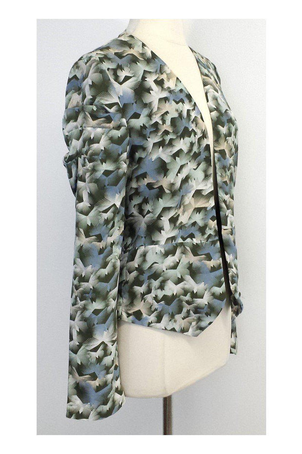 Current Boutique-Winter Kate - Multicolor Print Silk Jacket Sz XS