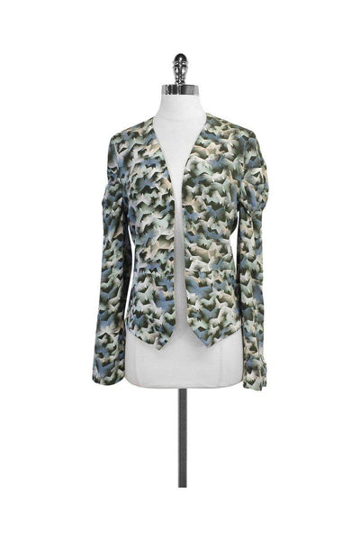Current Boutique-Winter Kate - Multicolor Print Silk Jacket Sz XS